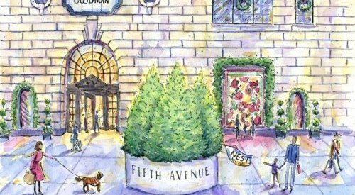 Nest to scent a section of New York's Fifth Avenue this holiday season